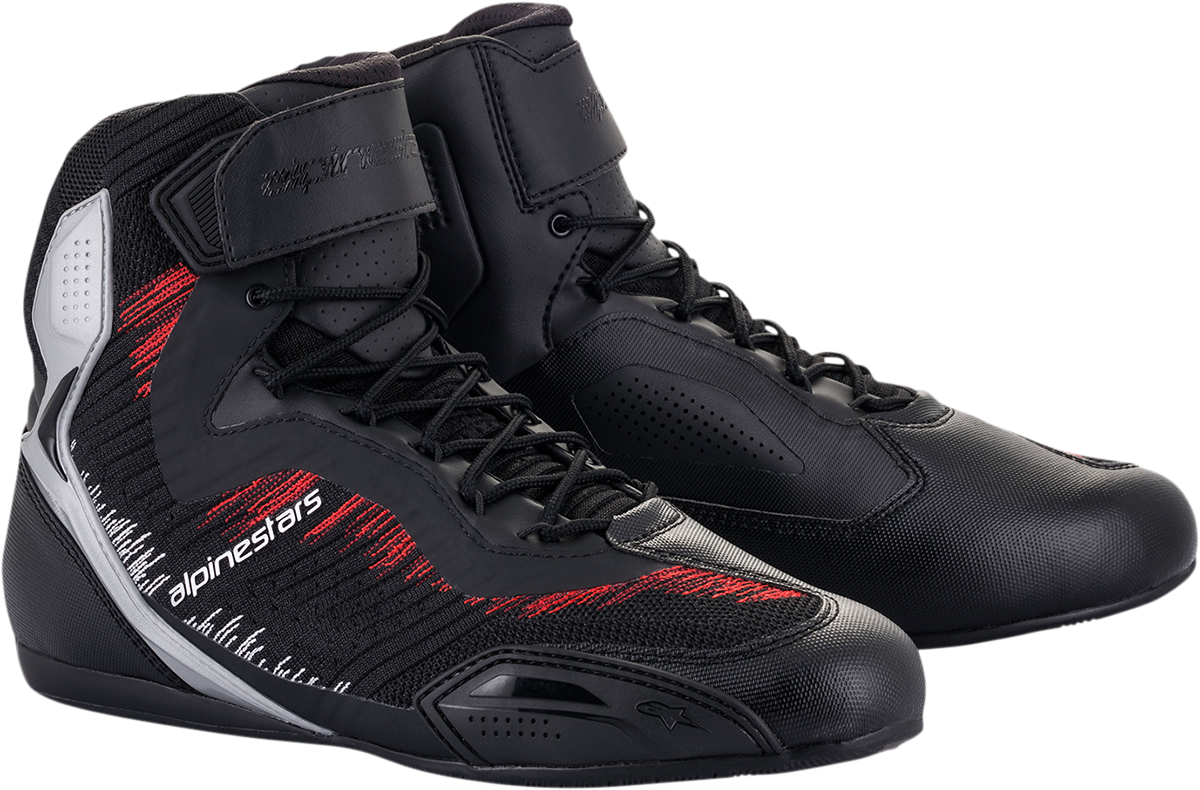 Alpinestars Faster 3 Rideknit Riding Shoes Black/Silver/Red US 8.5 2510319193085