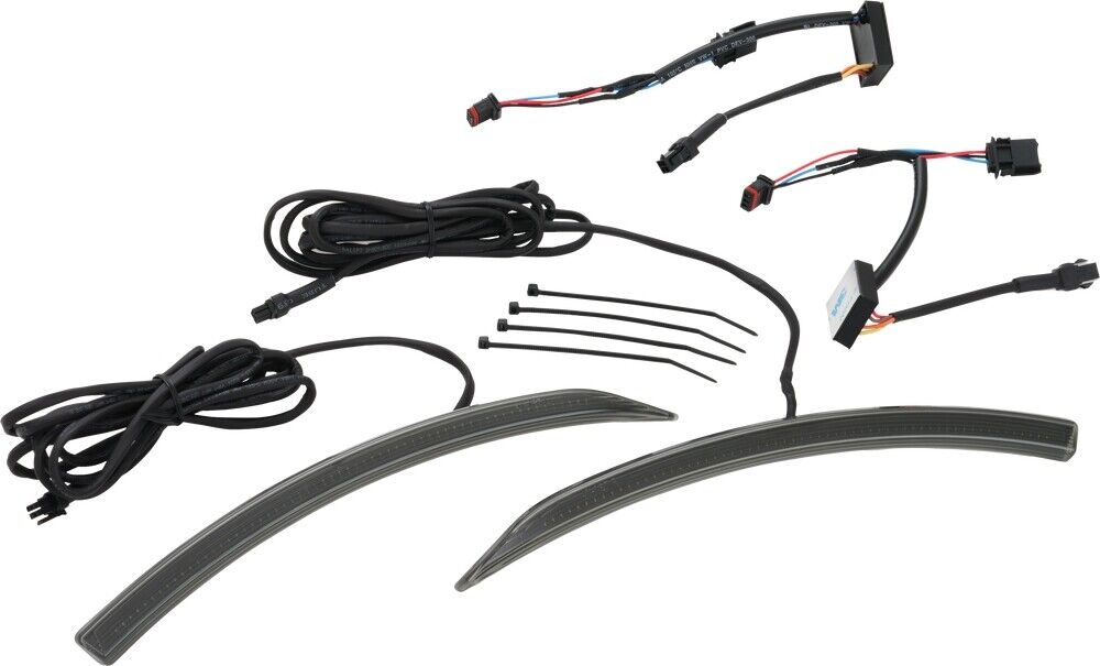 Show Chrome LED Slayer Front Fender Lights 41-187ABK