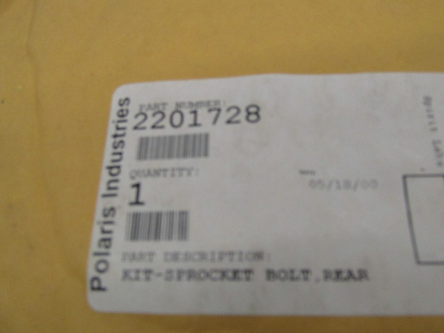 Polaris Genuine NOS Sportsman 00-02 Rear Sprocket Bolt Kit 2201728