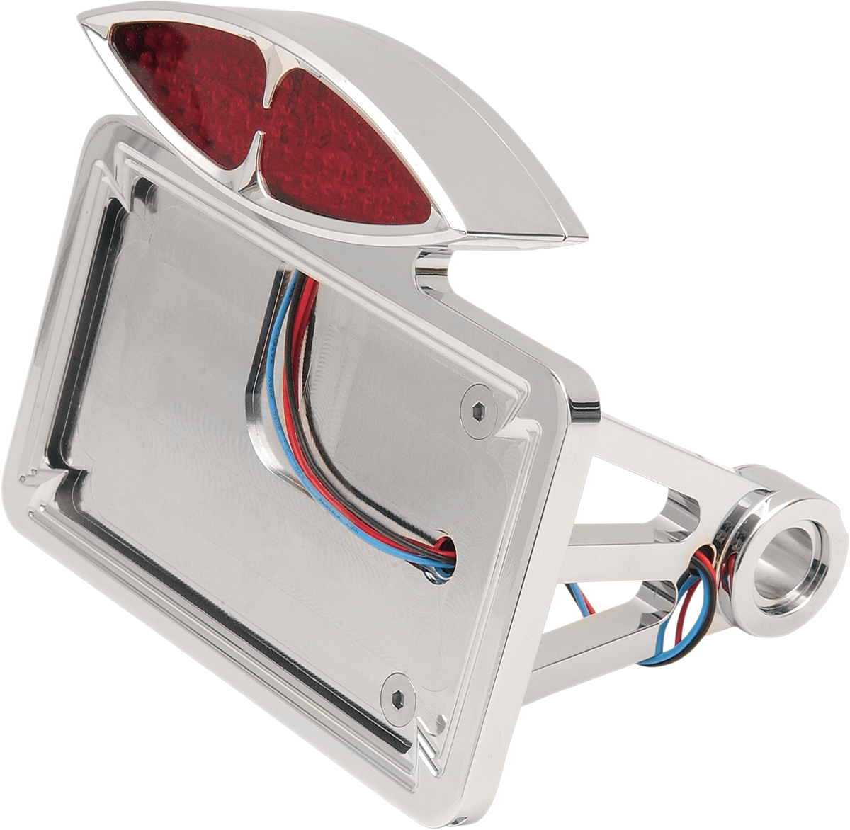 Drag Specialties Side-Mount Deco Taillight with License Plate Mount 2030-0169