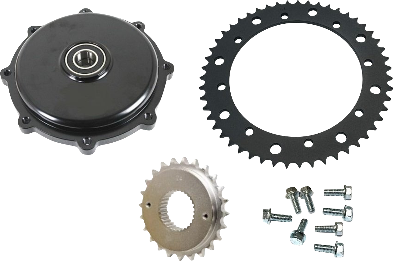 Drag Specialties Conversion Sprocket Kit Black 1210-2663