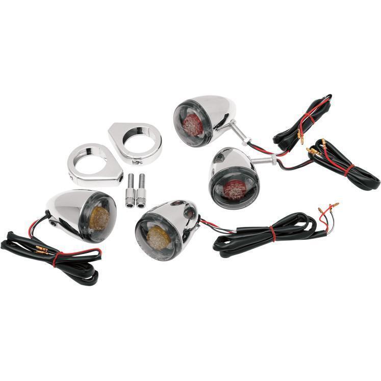 Drag Specialties Custom Deuce-style Turn Signal Kit 2020-0275