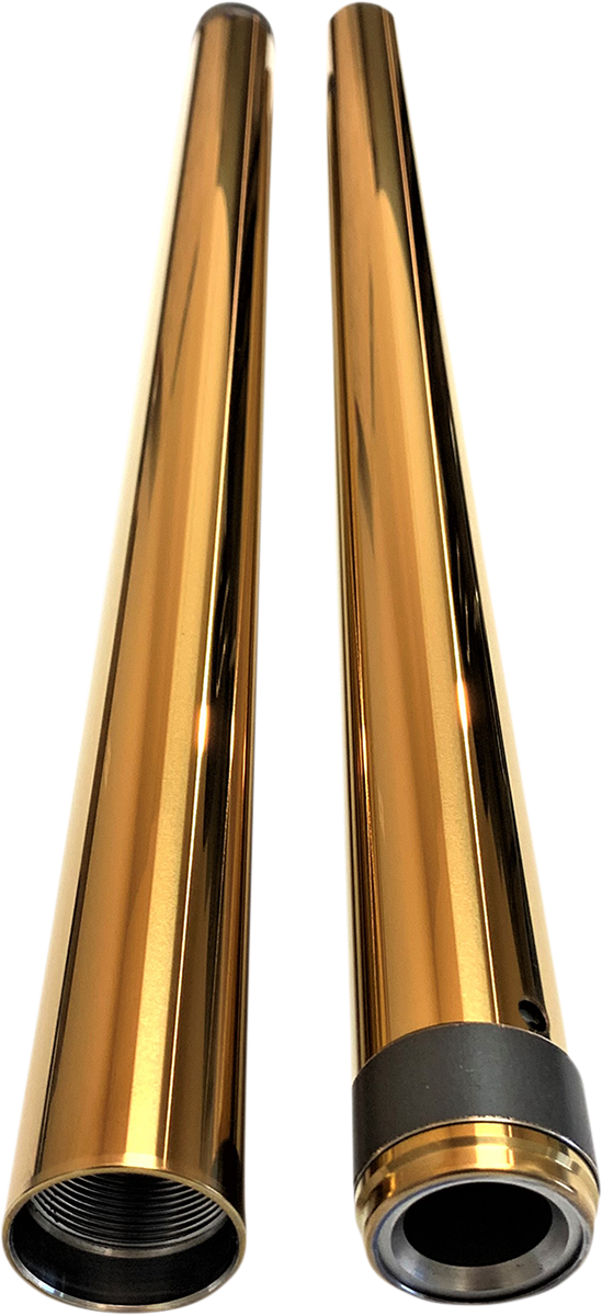 Pro-One Performance Fork Tubes 41 mm - 22.25" Length Gold TIN 105420G