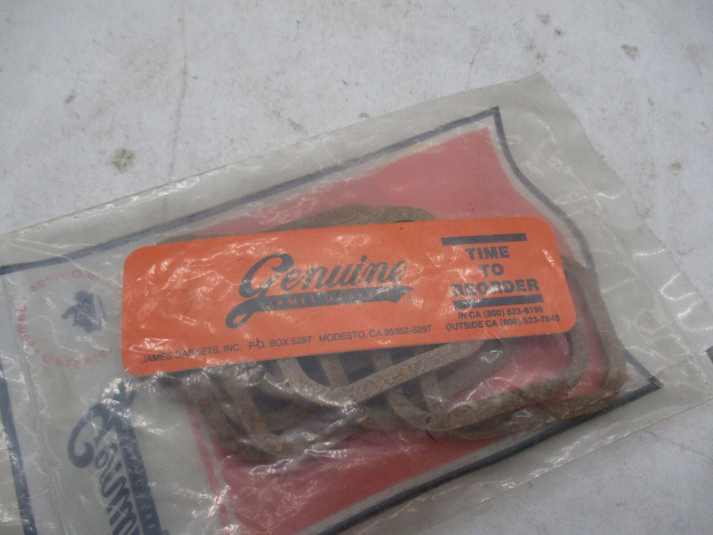 Pack of 10 Harley Davidson James Gasket Inner Rocker Cover Gaskets 17358-84