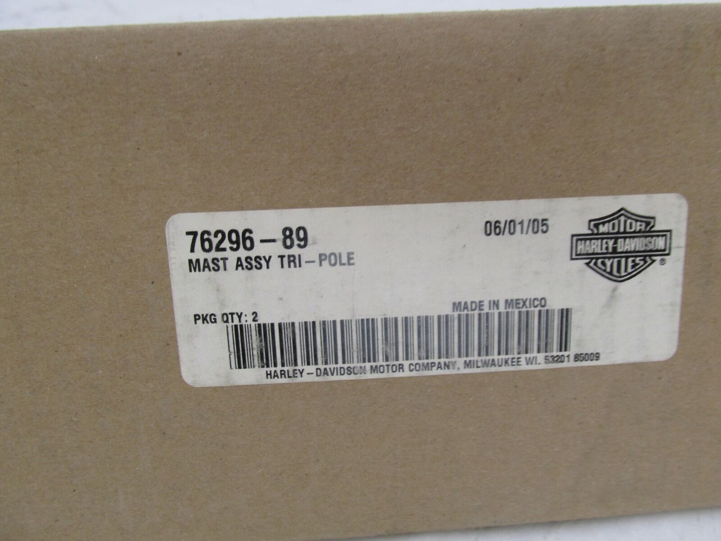 Harley Davidson Genuine NOS Tri-Pole Mast Antenna Assembly Kit 76296-89