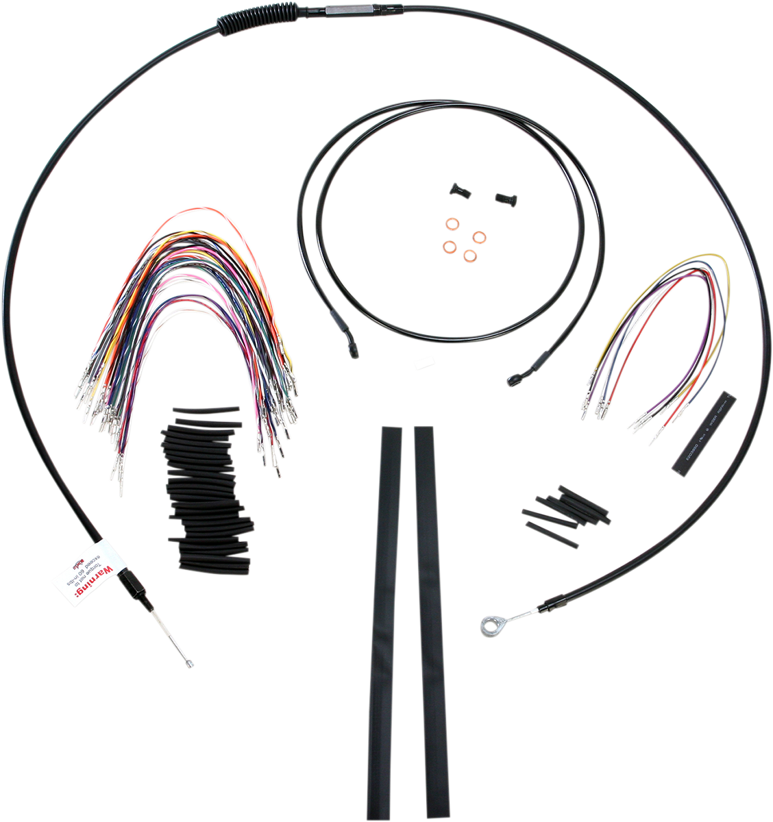 Burly Cable and Brake Line Kits 15in. Bagger Bars B30-1100