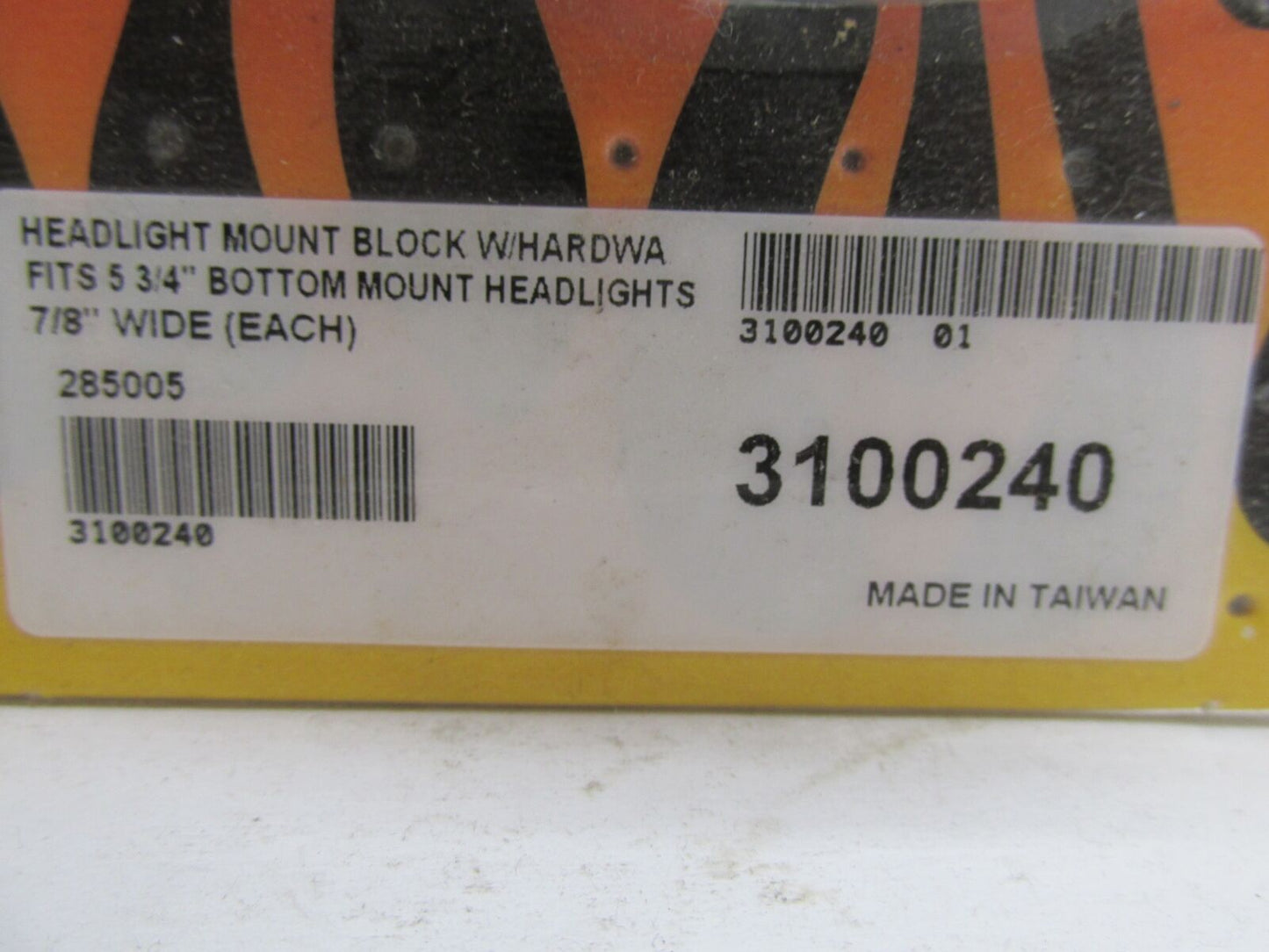 Harley J&P Cycles Headlight Hardware Mount Block Hardware Kit 5-3/4" 3100240