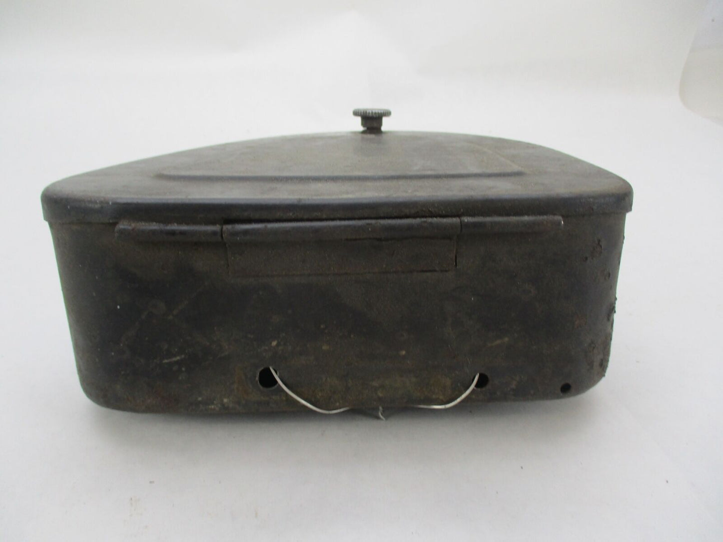 BSA Original Early Single Pre Unit Black Motorcycle Side Tool Box