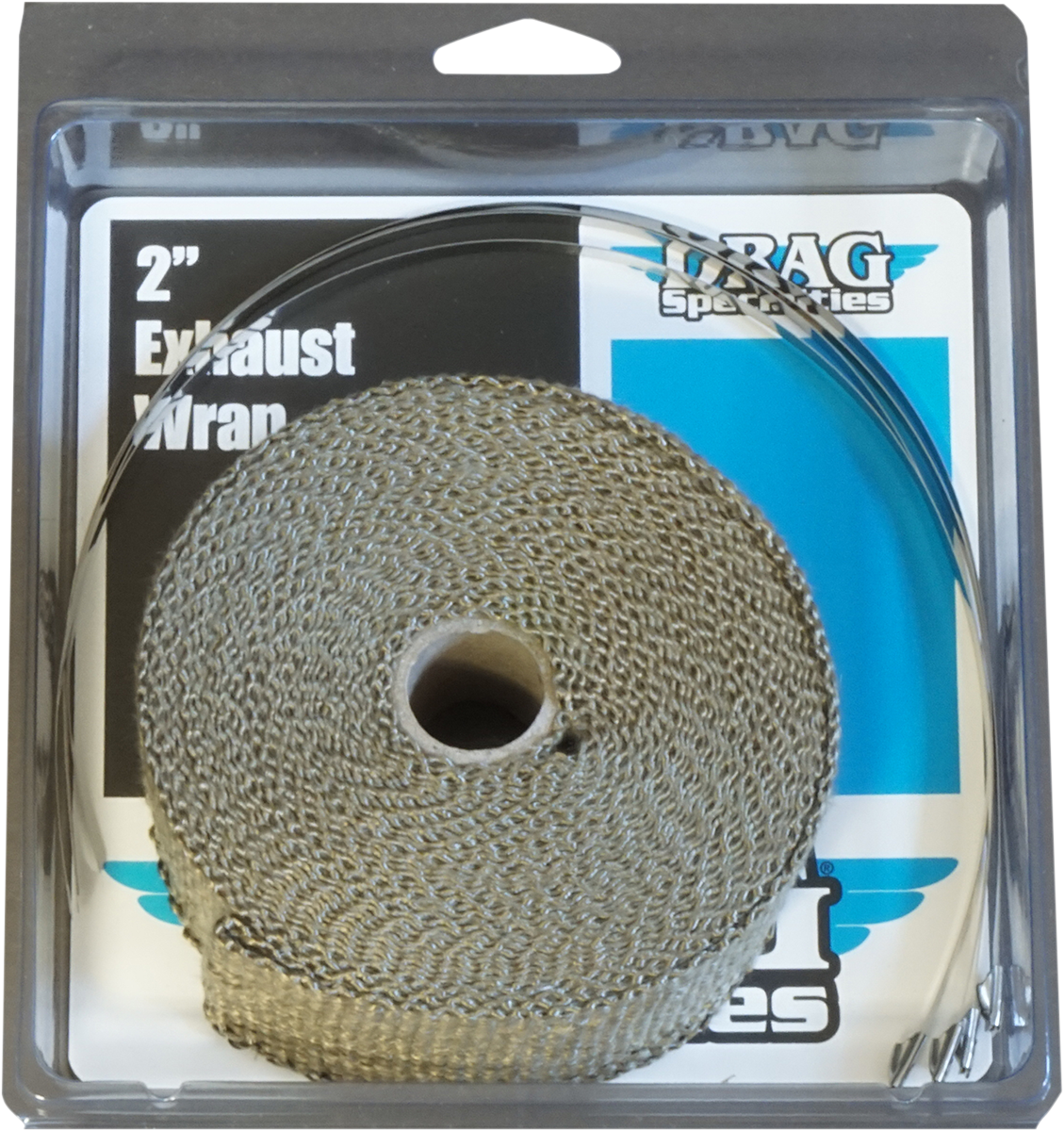Drag Specialties Woven Basalt Exhaust Wrap Kits 2" Bronze 1861-1112