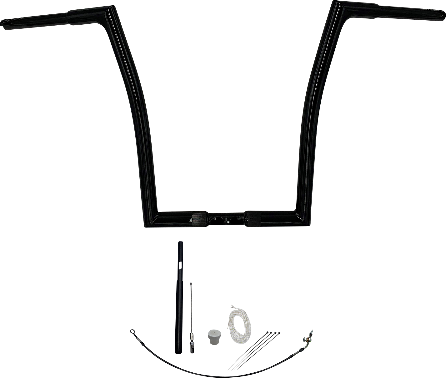 Fat Baggers, Inc. 1-1/4" EZ Install Flat Top Handlebar Kit 16" Black 719916-B