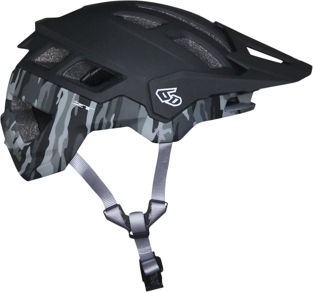 6D HELMETS ATB-2T Ascent Helmet Black/Camo Matte XL/2XL 23-0018