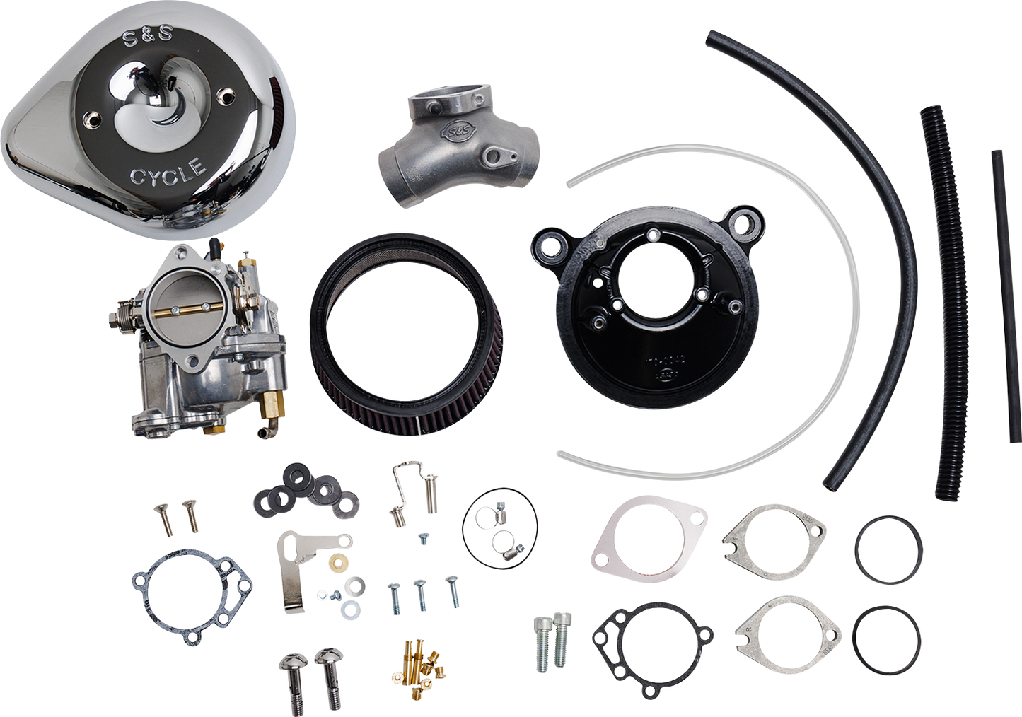 S & S Cycle Carburetor E and Stealth Air Kit 110-0149