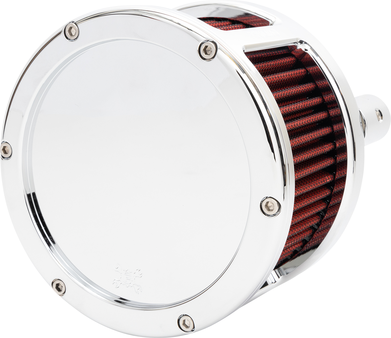 Feuling BA Race Series Air Cleaner Kit Chrome - Solid Cover - Red 5427