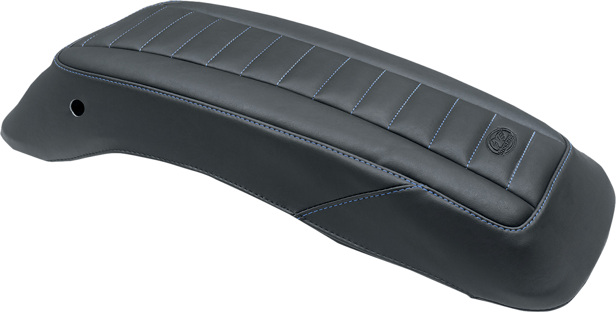Mustang Saddlebag Lid Covers Black/Blue 77640SB