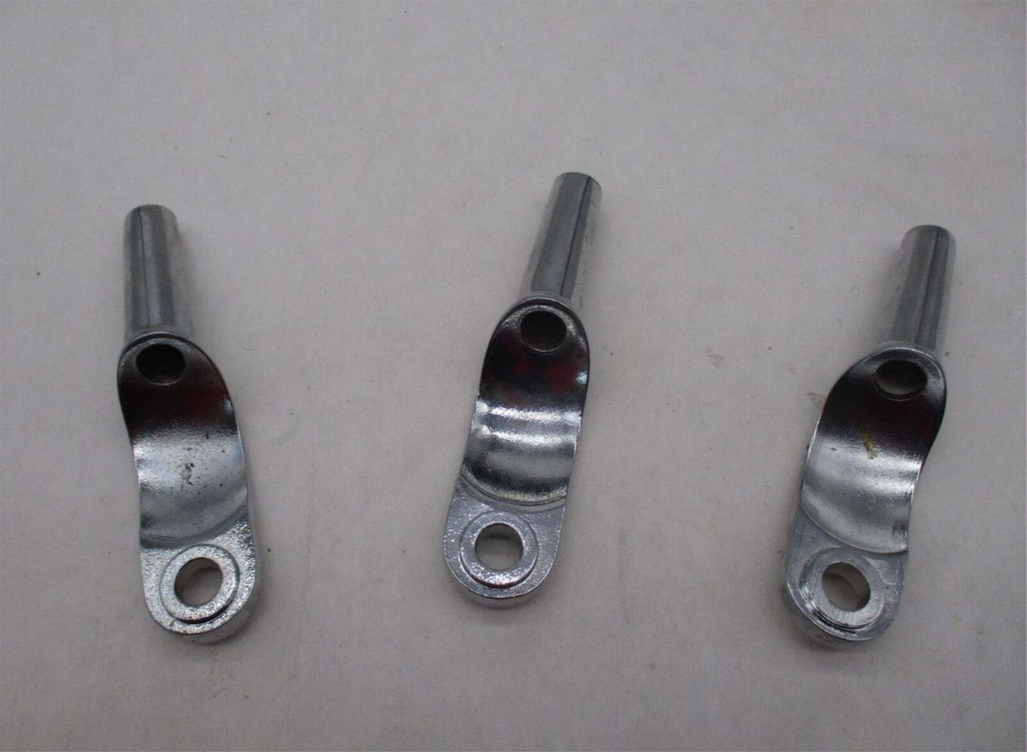 Lot of 3 Harley Davidson Turn Signal Relocation Chrome Brackets
