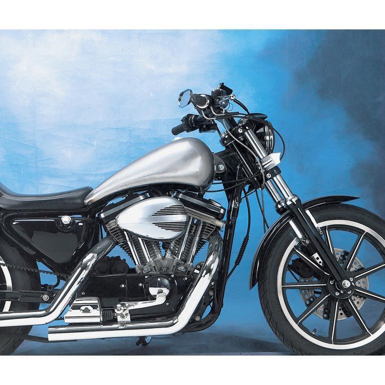 Drag Specialties QuickBob Extended Smooth-Top Rubber-Mount Gas Tank DS-391352