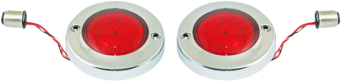 Custom Dynamics Probeam LED Turn Signal Insert Kit Black/Red PB-FB-R-1156CR