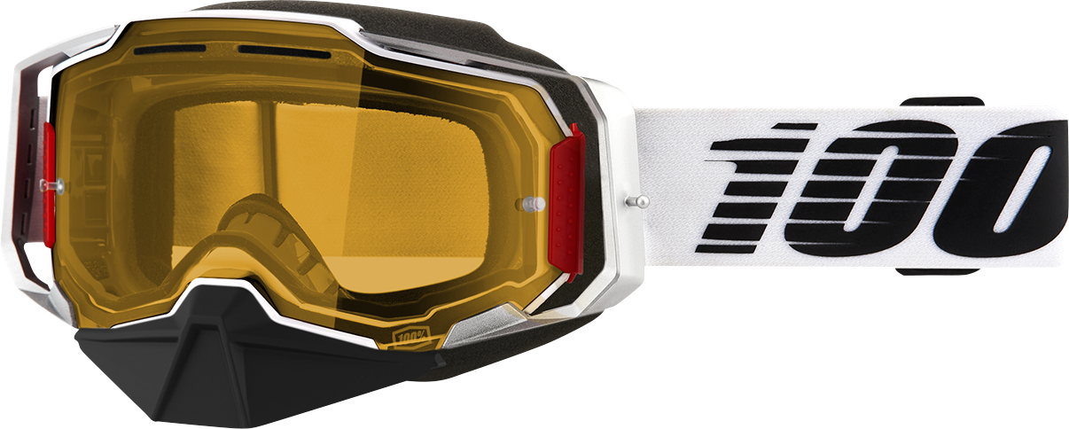 100% Armega Snow Goggles Lightsaber - Yellow 50007-00002