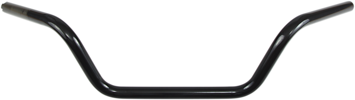 Drag Specialties 1in. Handlebar Black Buckhorn Low Bend