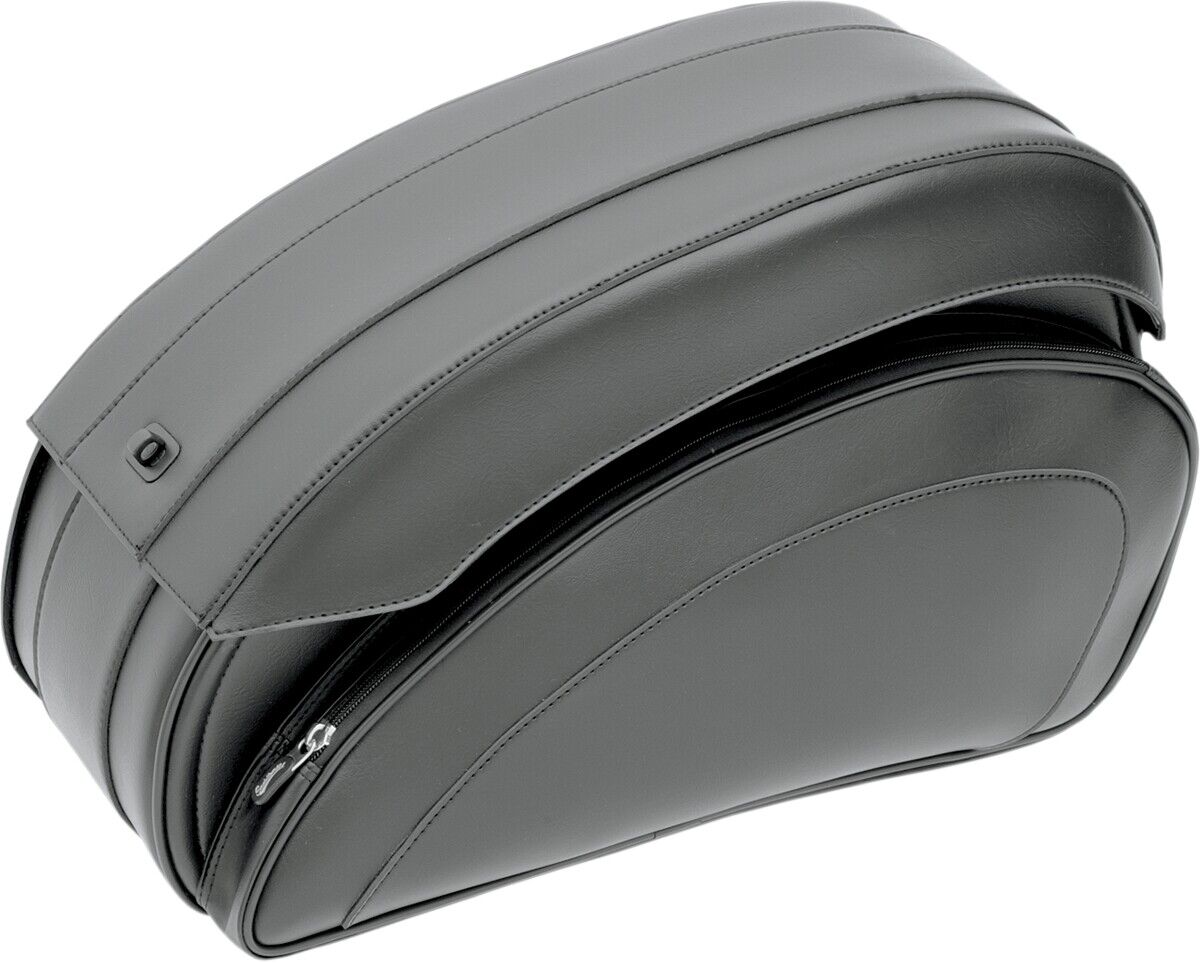 Saddlemen Cruisn Deluxe Saddlebag Set with Chrome Saddlebag Supports 3501-0718