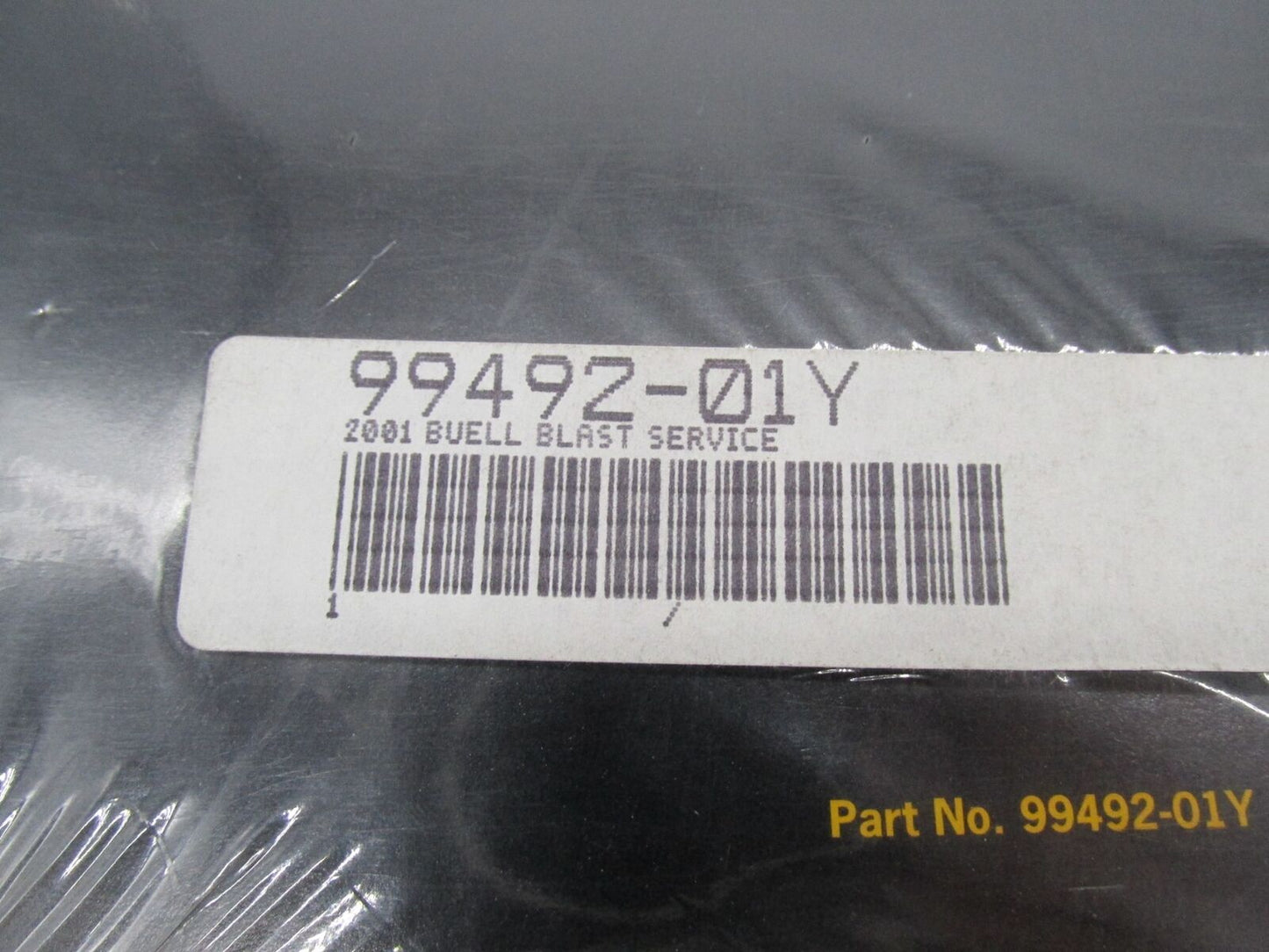 Buell NOS Sealed Official Factory 2001 Blast P3 Service Manual 99492-01Y