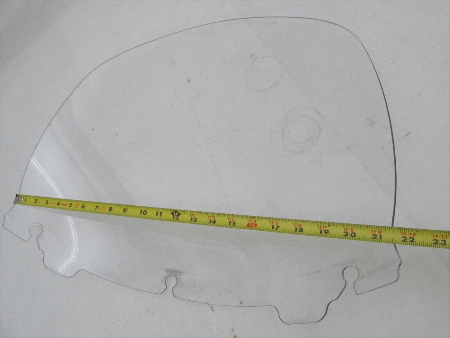 Harley-Davidson Genuine Stock Take-Off Clear Windshield T125-C100