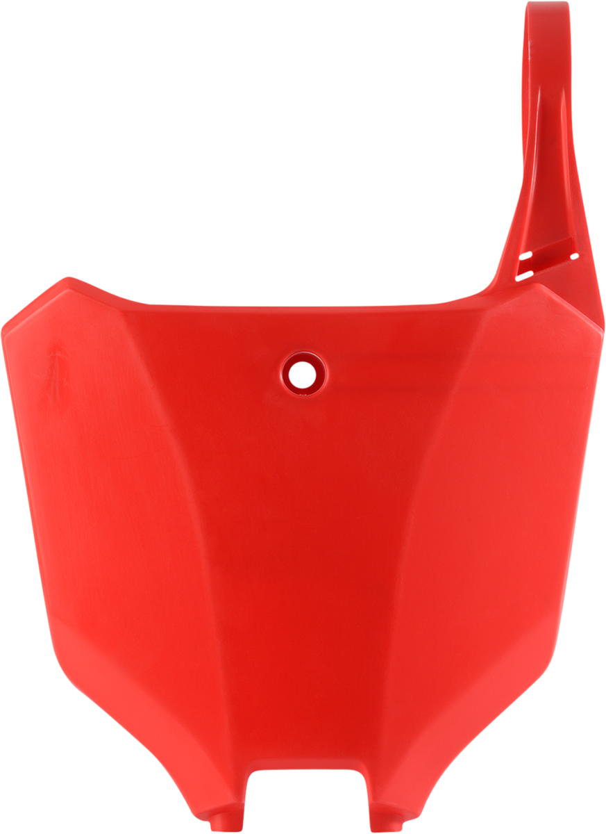 Acerbis Front Number Plate Red 2858850227