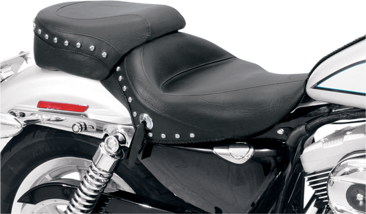Mustang Wide Touring Studded Solo Seat 76153