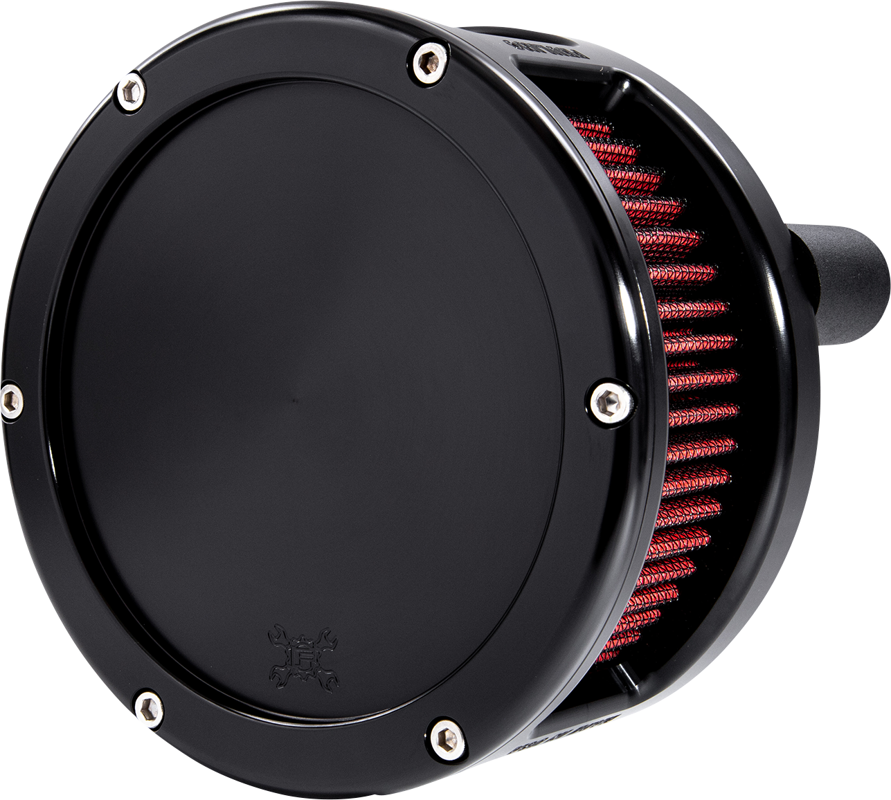 Feuling BA Series Air Cleaner Kit Black - Solid Cover - Red 5433