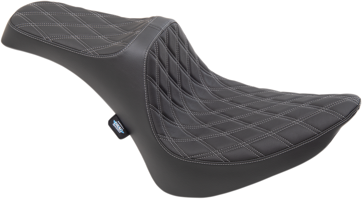 Drag Specialties Predator III Seats With Silver Thread 0802-1367