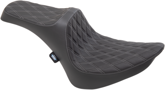 Drag Specialties Predator III Seats With Silver Thread 0802-1367
