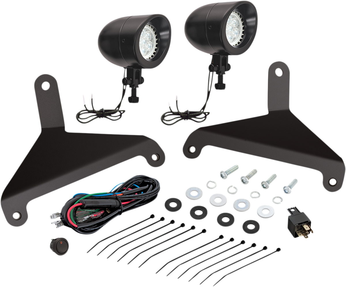 Show Chrome LED Mini Driving Light Kit 41-207BK