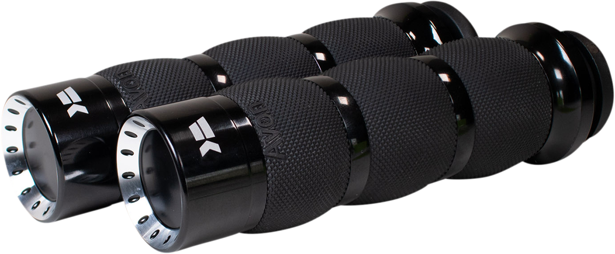 Khrome Werks Air Cushion Turbine Grips for TBW Black 500130