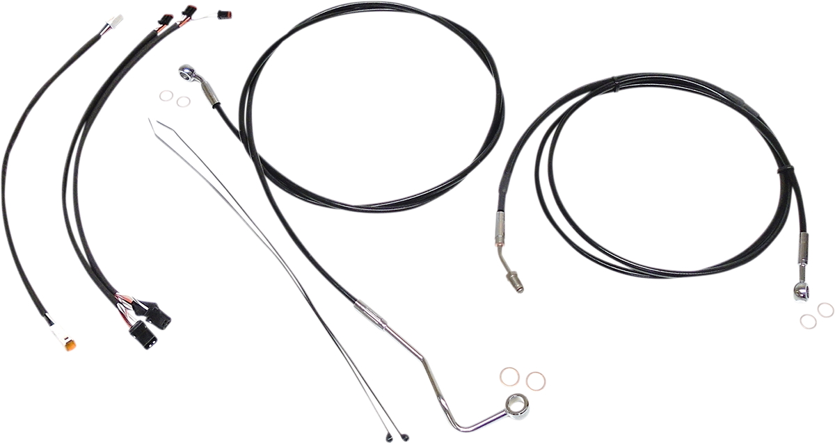 Magnum XR Stainless DOT Handlebar Installation Kits 15" - 17" 489932