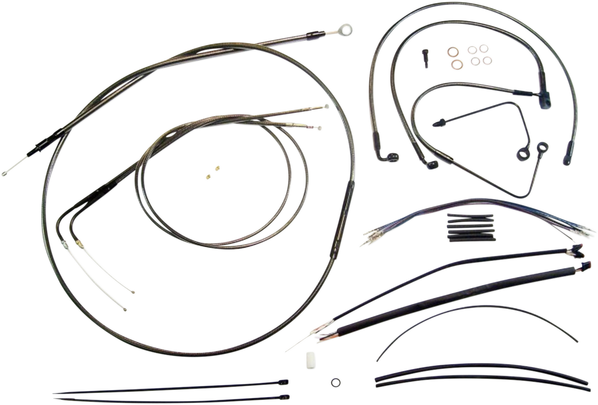 Magnum Designer Handlebar Control Cable Kit Black Pearl 487581