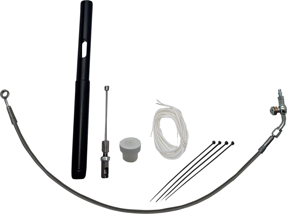 Fat Baggers, Inc. EZ Install Handlebar Kit +4" Braided 109914