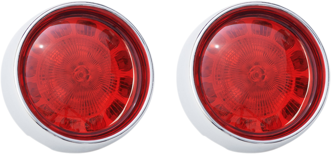 Custom Dynamics Probeam LED Turn Signal Insert Kit Black/Red PB-BB-R-1156CR