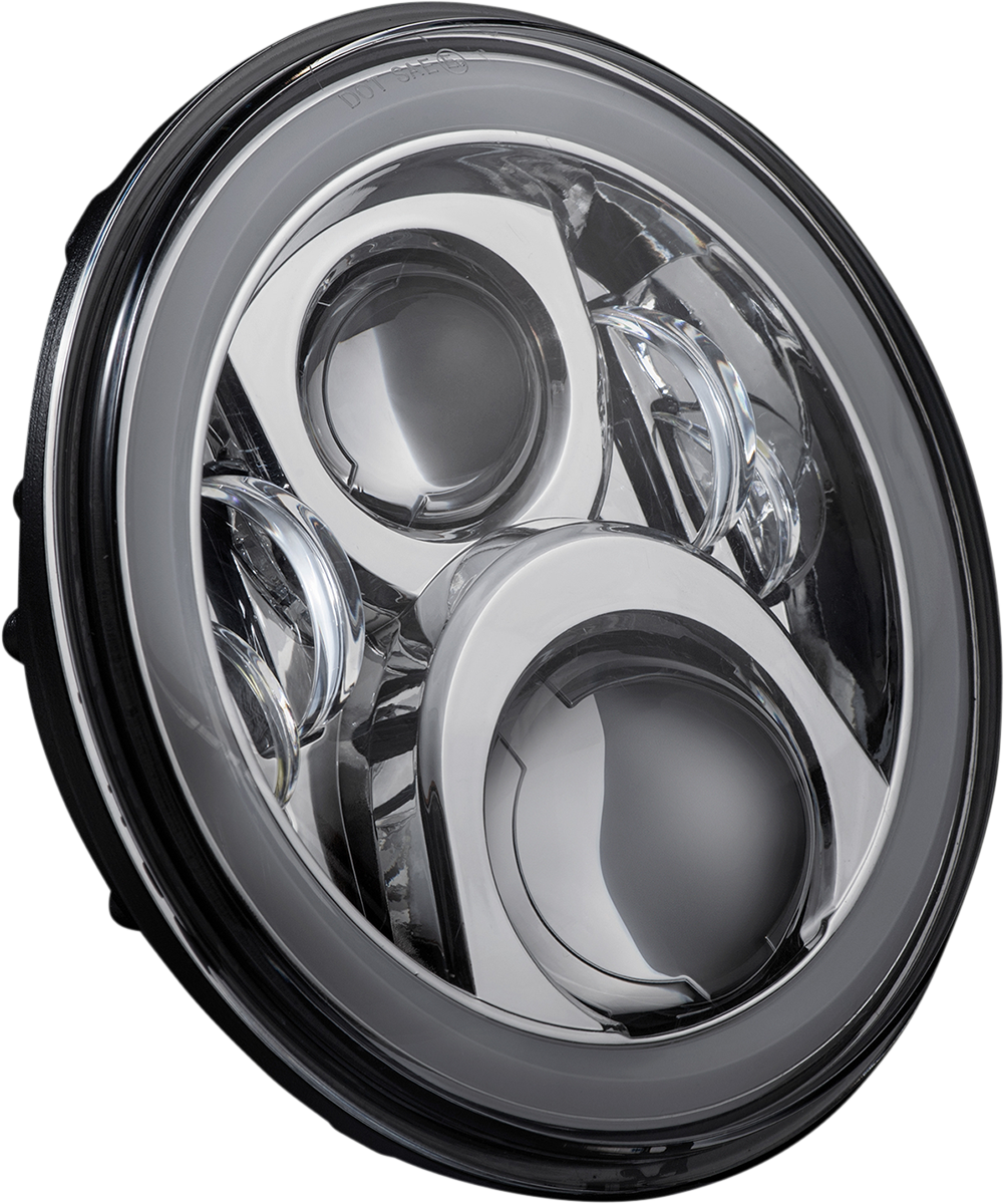 Custom Dynamics ProGLOW™ 7" LED Headlamp with Color Changing Halo PG713C