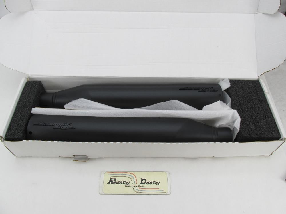Set of Harley Screamin Eagle Touring Street Cannon Mufflers 64900616 64900619