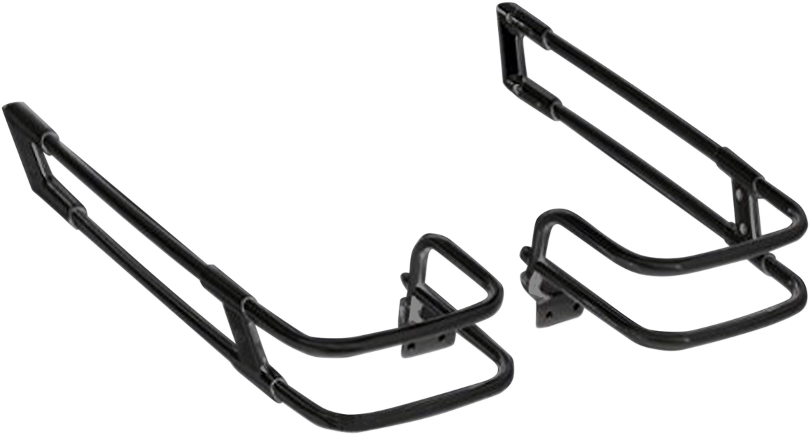 Drag Specialties Saddlebag Guard Rails Gloss Black 3501-1246