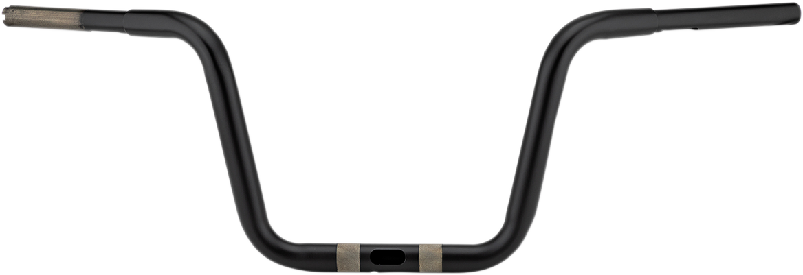 Drag Specialties 1 1/4in Touring Handlebars Flat Black 10" Ape Hanger