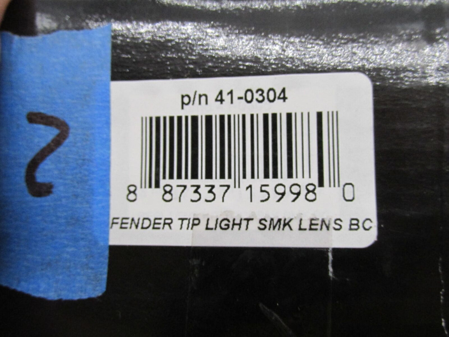 Harley Davidson Biker's Choice Tourpak Fender Tip Light Smoked Lens Kit 41-0304