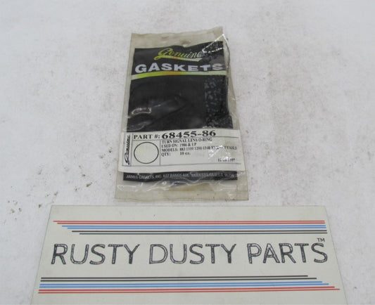 Lot of 8 Harley Davidson James Gaskets Turn Signal Lens O-Rings 68455-86