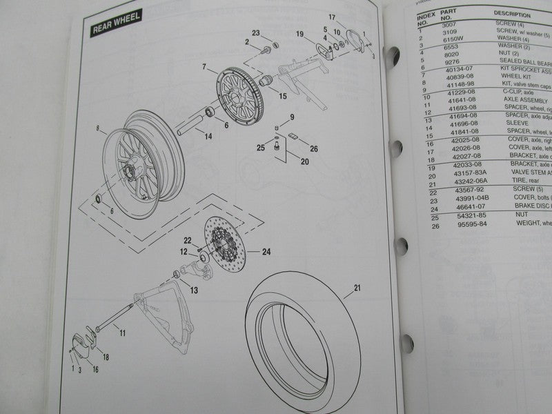 Harley-Davidson Official Factory 2008 FXSTSSE2 Models Parts Catalog 99
