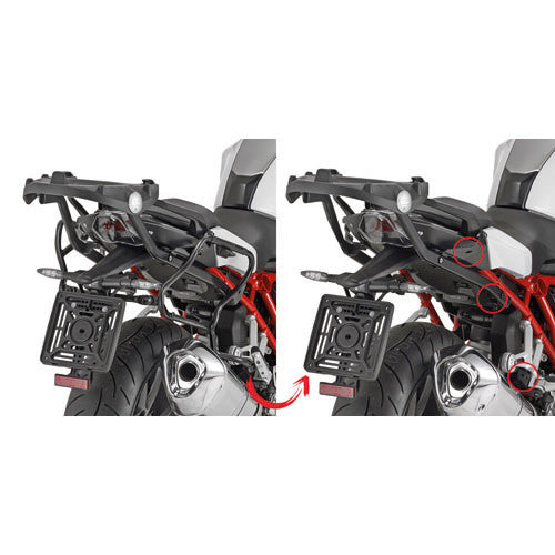 GIVI V35 Monokey Side Frames PLXR5117