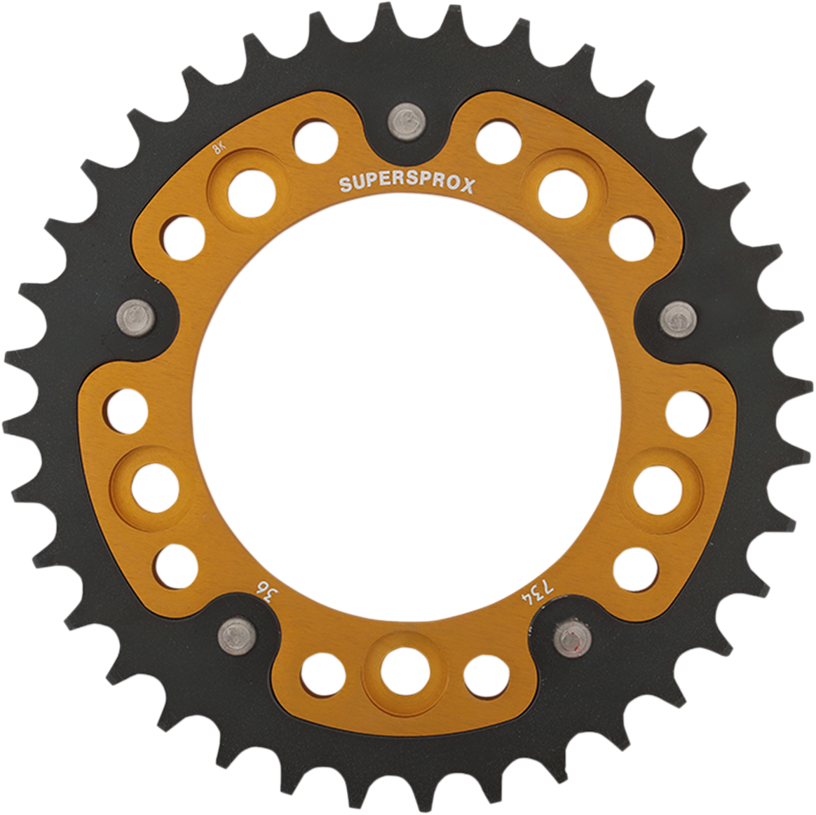 Supersprox Rear Stealth Sprocket 36T Gold RST-744-36-GLD