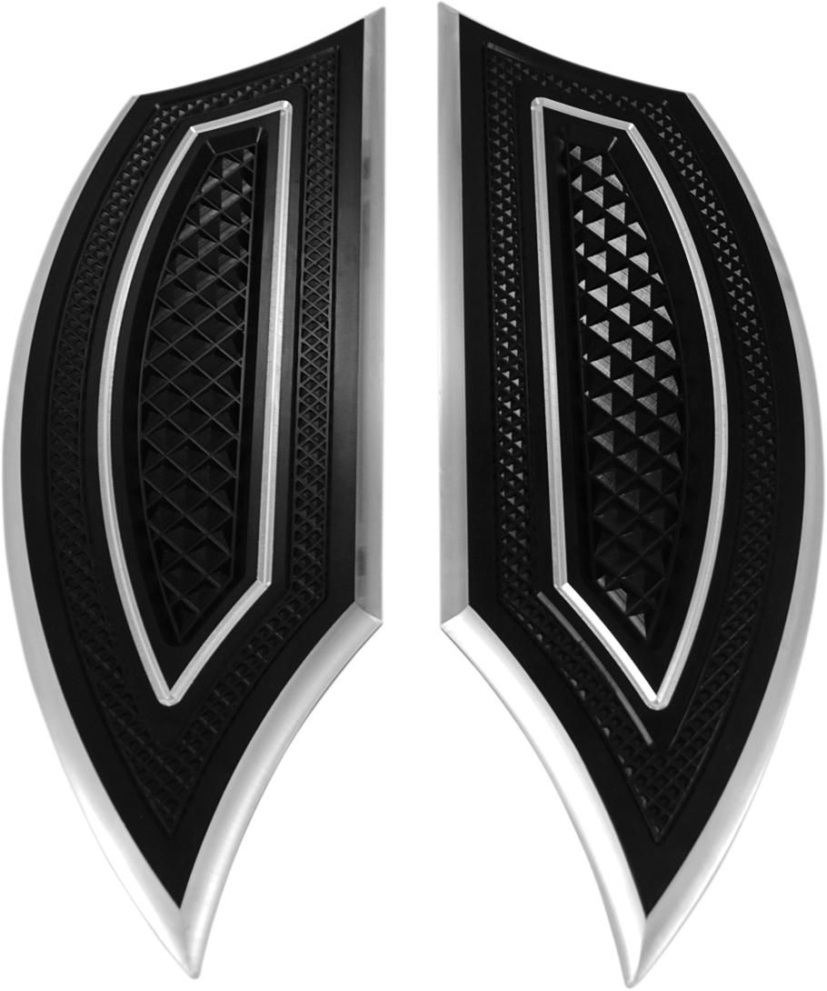 EDDIE TROTTA DESIGNS Driver Floorboards Black TC-554