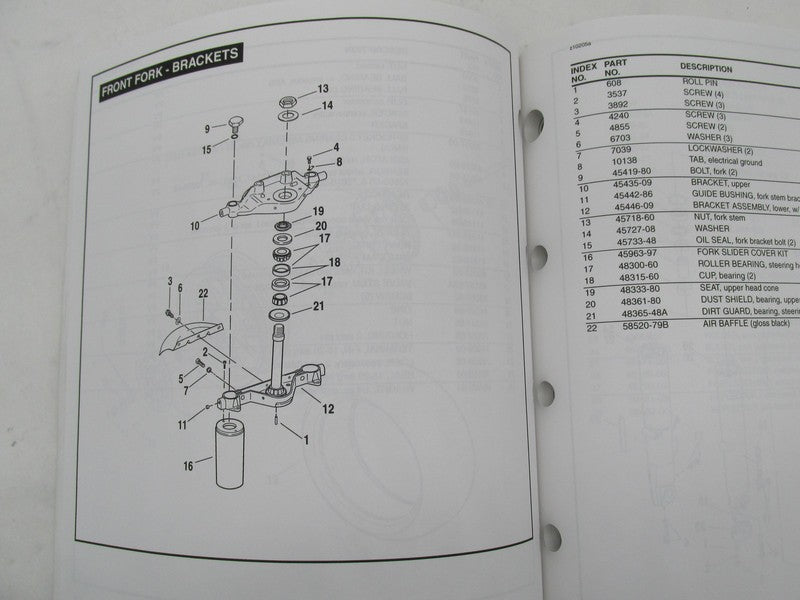Harley-Davidson Official Factory 2009 FLTRSE3 Models Parts Catalog 994