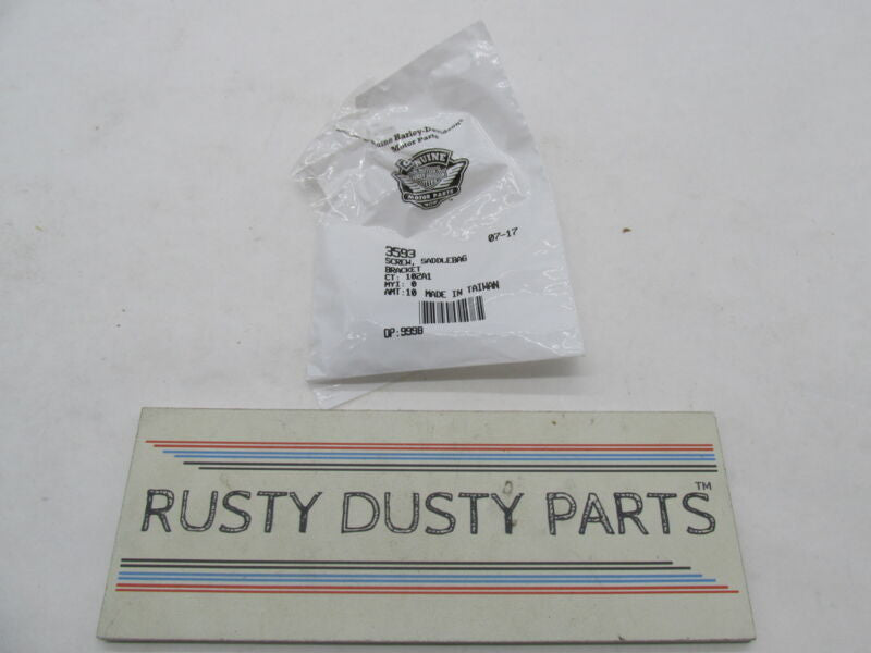 Lot of 3 Harley Davidson Genuine NOS Saddlebag Bracket Screws 3593