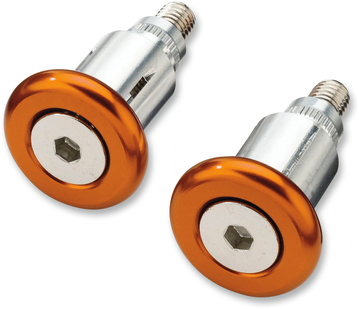 Moose Racing Handlebar End Caps Orange 0634-0473